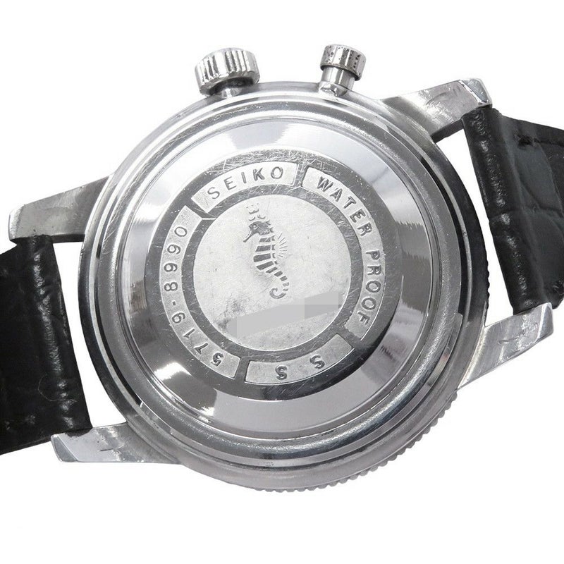 セイコー ワンプッシュクロノグラフ 5719-8990 SEIKO 腕時計 ウォッチ アンティーク シルバー文字盤