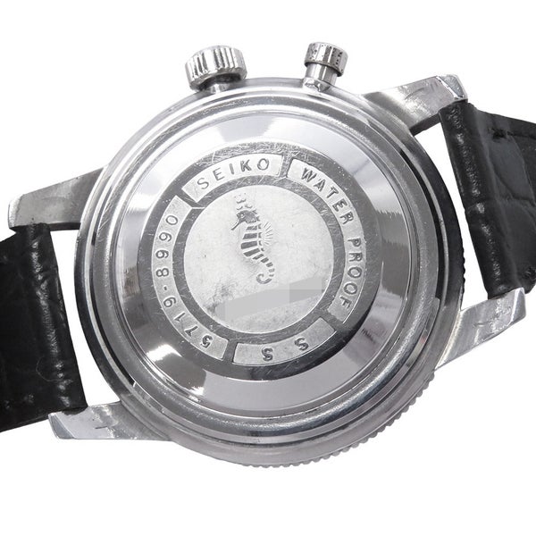 セイコー ワンプッシュクロノグラフ 5719-8990 SEIKO 腕時計 ウォッチ アンティーク シルバー文字盤