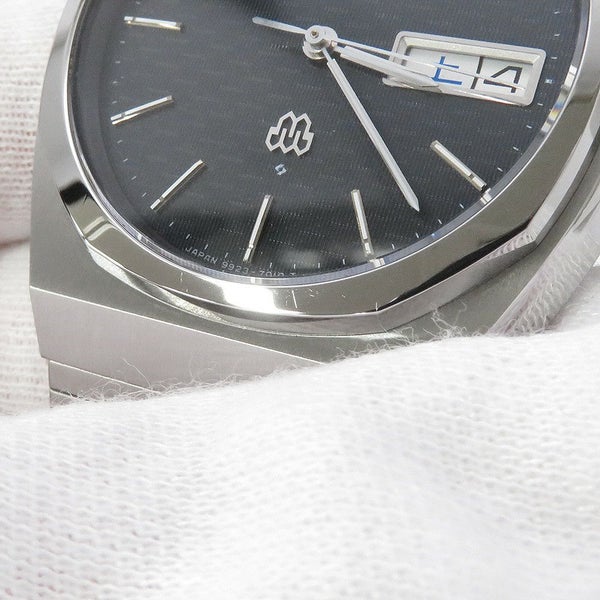 セイコー キングクォーツ 9923-701A SEIKO 腕時計 ネイビー文字盤 クォーツ