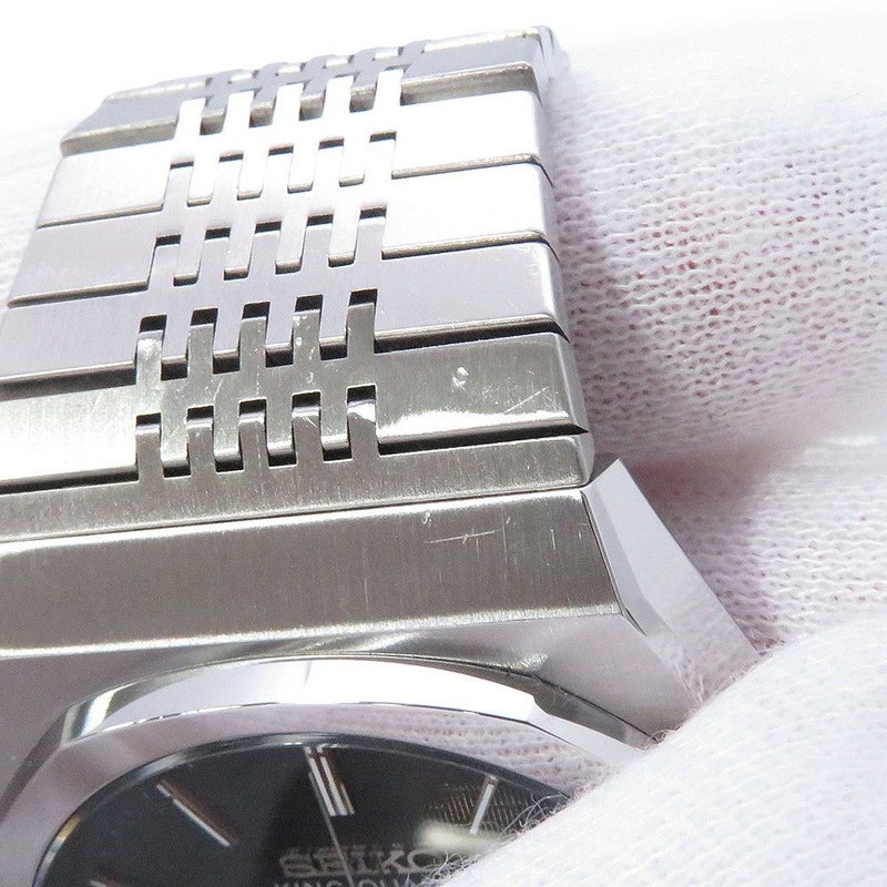 セイコー キングクォーツ 9923-701A SEIKO 腕時計 ネイビー文字盤 クォーツ