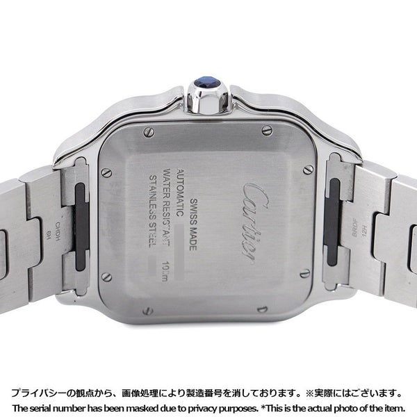 カルティエ サントス ドゥ カルティエ LM WSSA0030 Cartier 腕時計 ブルー文字盤