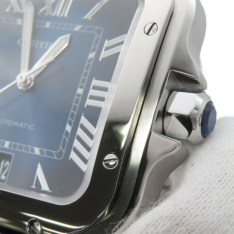 カルティエ サントス ドゥ カルティエ LM WSSA0030 Cartier 腕時計 ブルー文字盤