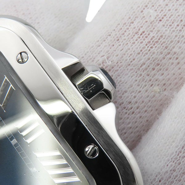 カルティエ サントス ドゥ カルティエ LM WSSA0030 Cartier 腕時計 ブルー文字盤