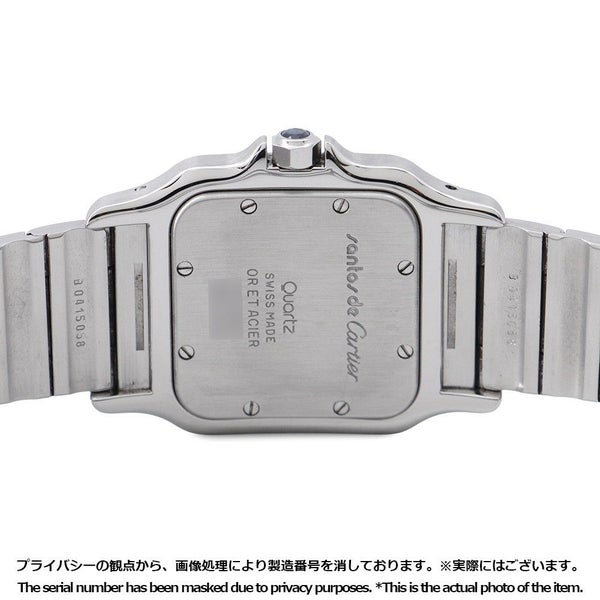 カルティエ サントスガルベ LM Cartier 腕時計 アイボリー文字盤 クォーツ