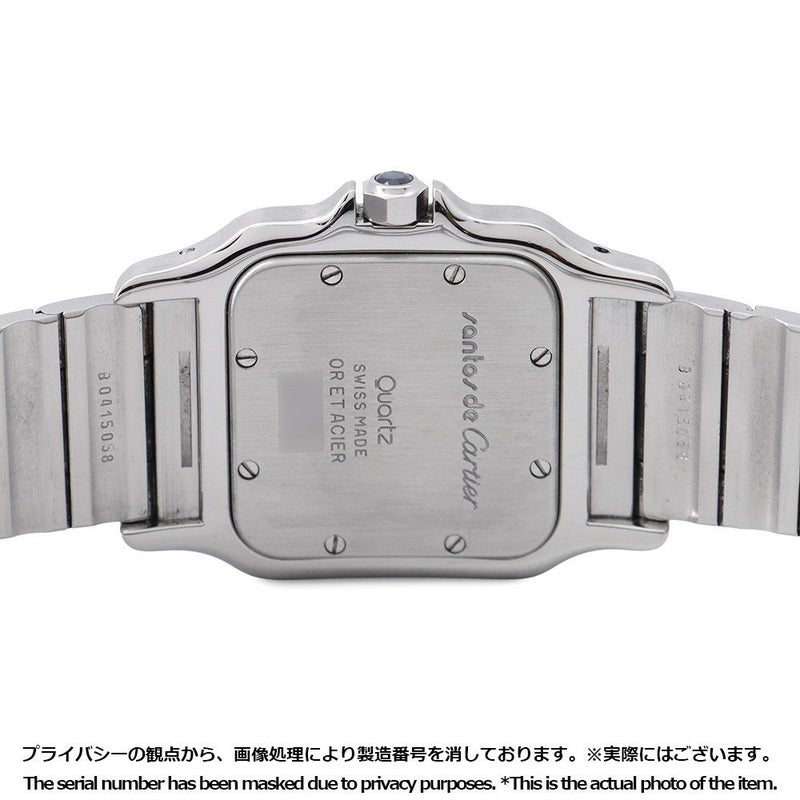 カルティエ サントスガルベ LM Cartier 腕時計 アイボリー文字盤 クォーツ