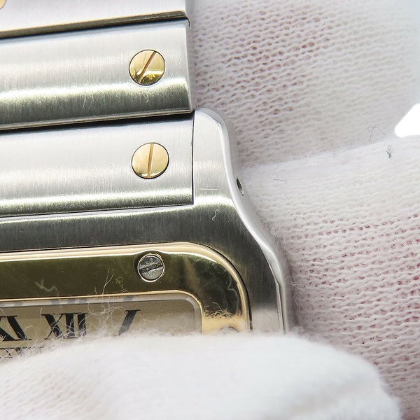 カルティエ サントスガルベ LM Cartier 腕時計 アイボリー文字盤 クォーツ