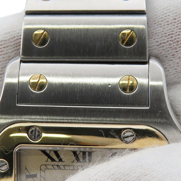 カルティエ サントスガルベ LM Cartier 腕時計 アイボリー文字盤 クォーツ