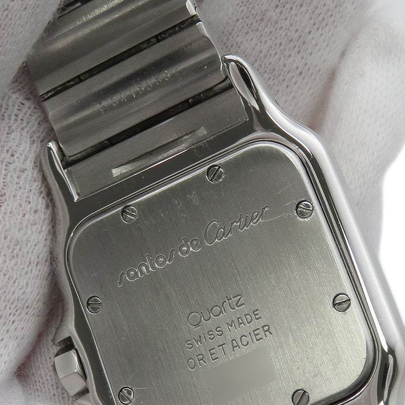 カルティエ サントスガルベ LM Cartier 腕時計 アイボリー文字盤 クォーツ