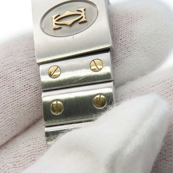 カルティエ サントスガルベ LM Cartier 腕時計 アイボリー文字盤 クォーツ