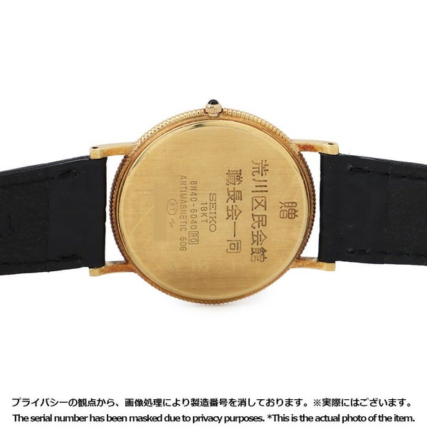 セイコー ドルチェ 8N40-6040 SEIKO 腕時計 シャンパン文字盤 クォーツ