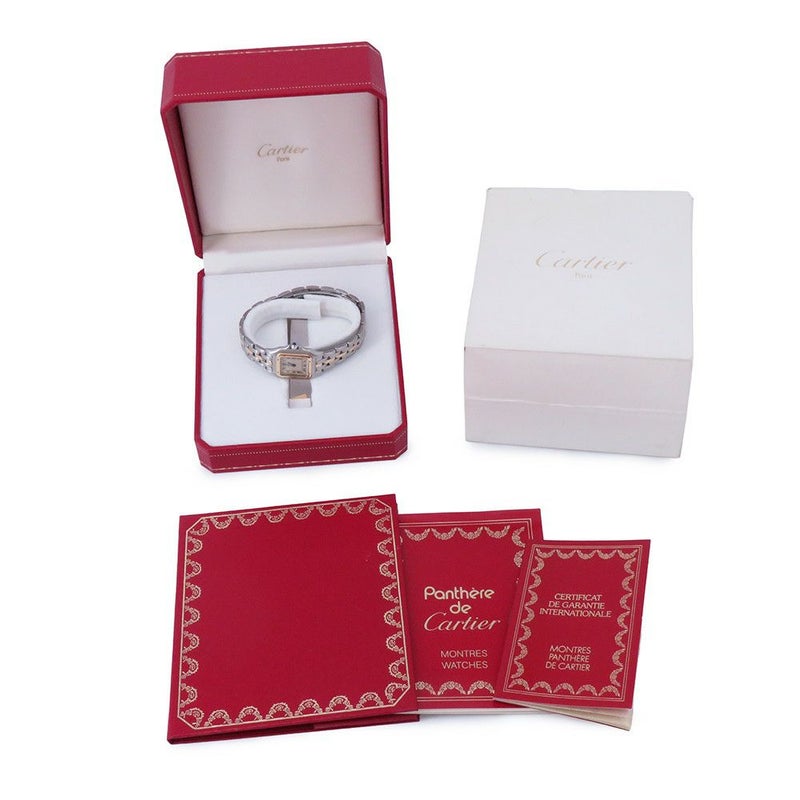 カルティエ パンテール SM 1ロウ Cartier 腕時計 アイボリー文字盤