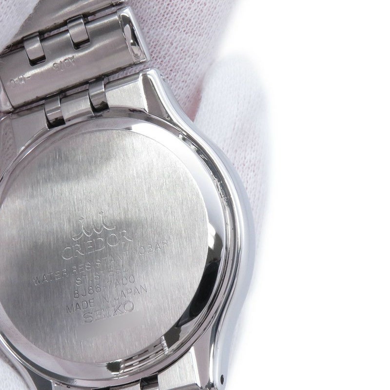 セイコー クレドール シグノ 8J86-7A00 SEIKO 腕時計 シルバー文字盤