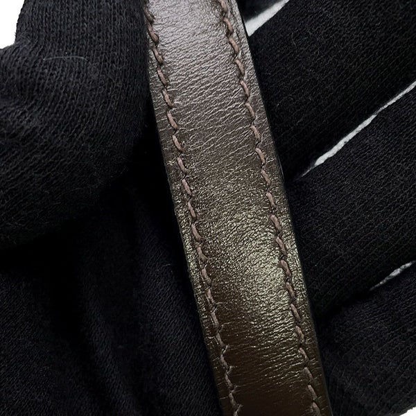 エルメス ハンドバッグ ケリー32 外縫い ショコラ/シルバー金具 ボックスカーフ □K刻印 2wayショルダー