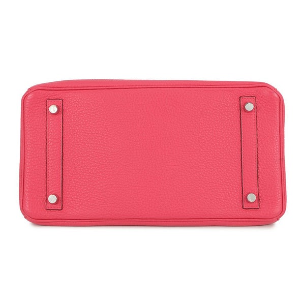 エルメス バーキン30 ローズエクストリーム/シルバー金具 トゴ D刻印 HERMES Birkin ハンドバッグ