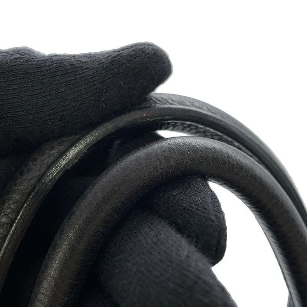 エルメス バーキン35 ブラック/シルバー金具 トゴ □H刻印 HERMES Birkin ハンドバッグ 黒