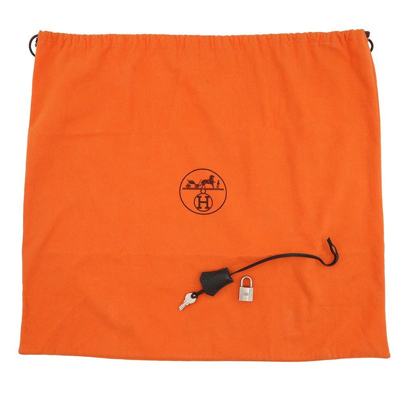 エルメス バーキン35 ブラック/シルバー金具 トゴ □H刻印 HERMES Birkin ハンドバッグ 黒