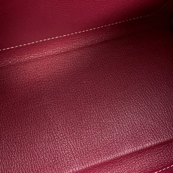 エルメス キャンディ ケリー28 内縫い ローズティリアン/ルビー/シルバー金具 エプソン □P刻印 2wayショルダー