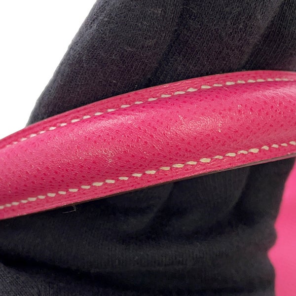 エルメス キャンディ ケリー28 内縫い ローズティリアン/ルビー/シルバー金具 エプソン □P刻印 2wayショルダー