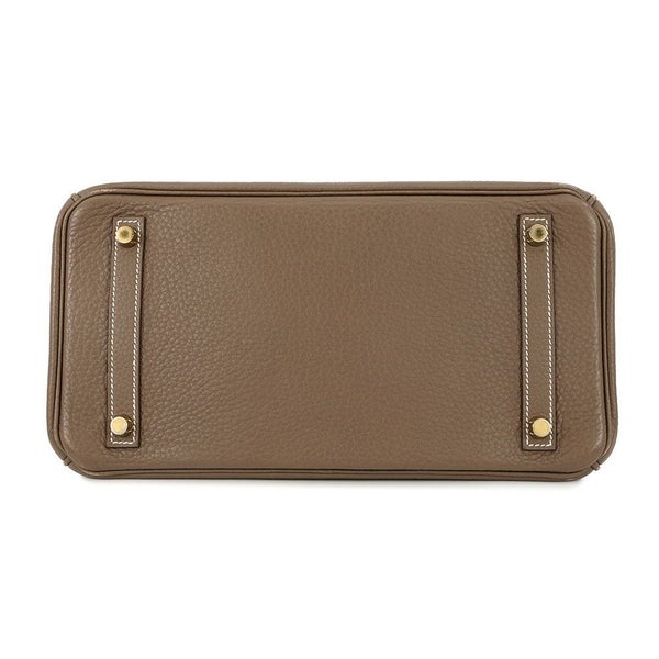 エルメス バーキン30 エトゥープ/ゴールド金具 トゴ T刻印 HERMES Birkin ハンドバッグ