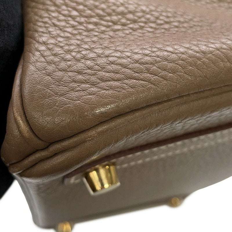 エルメス バーキン30 エトゥープ/ゴールド金具 トゴ T刻印 HERMES Birkin ハンドバッグ