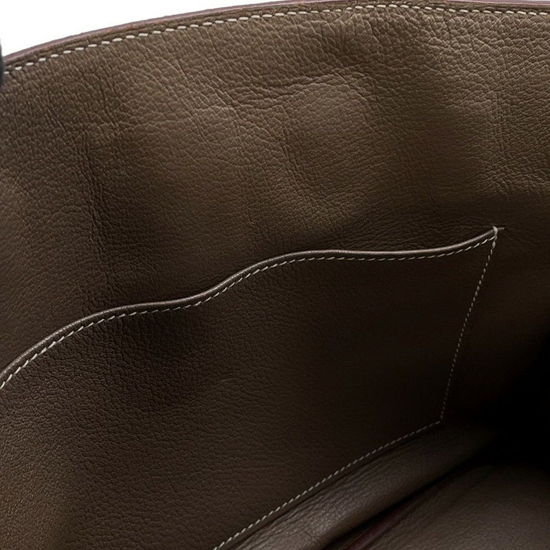 エルメス バーキン30 エトゥープ/ゴールド金具 トゴ T刻印 HERMES Birkin ハンドバッグ