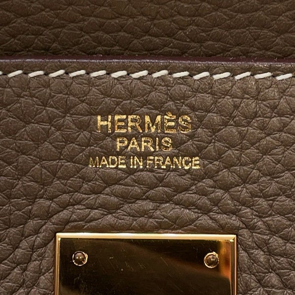 エルメス バーキン30 エトゥープ/ゴールド金具 トゴ T刻印 HERMES Birkin ハンドバッグ