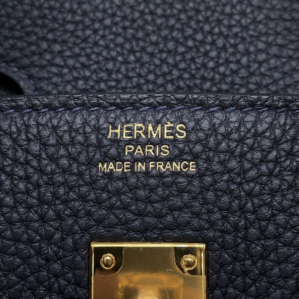 エルメス バーキン25 ブルーニュイ/ゴールド金具 トゴ Y刻印 HERMES Birkin ハンドバッグ