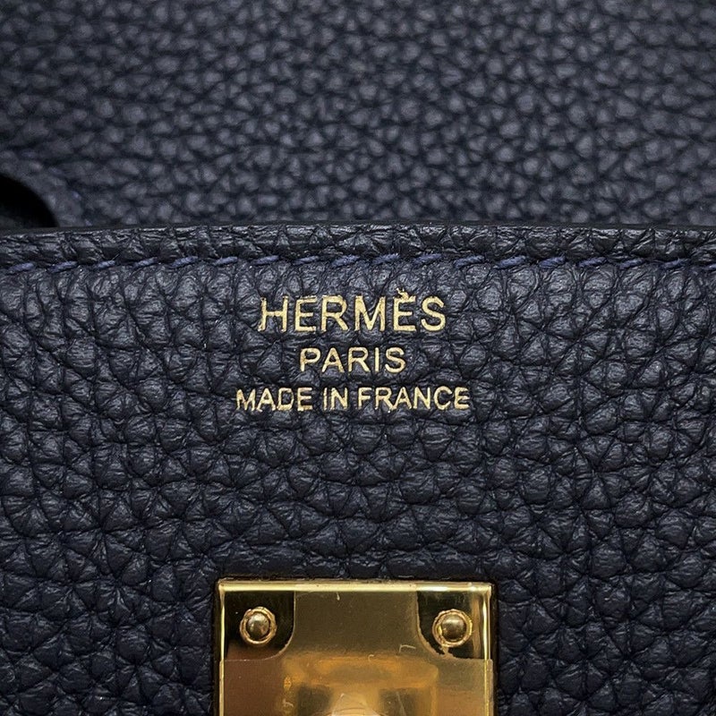 エルメス バーキン25 ブルーニュイ/ゴールド金具 トゴ Y刻印 HERMES Birkin ハンドバッグ