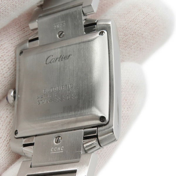 カルティエ タンクフランセーズ LM W51002Q3 Cartier 腕時計 シルバー文字盤