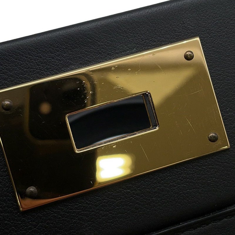 エルメス 24/24 29 サック ヴァンキャトル ブラック/ゴールド金具 トゴ/スイフト B刻印 HERMES 2wayショルダー 黒