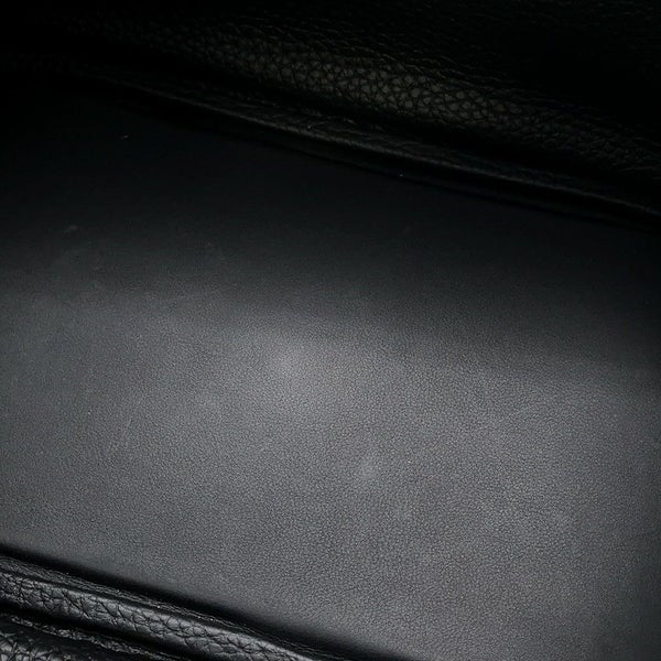 エルメス ハンドバッグ リンディ26 ブラック/シルバー金具 トリヨンクレマンス K刻印 2wayショルダー 黒