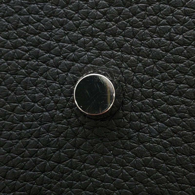 エルメス ハンドバッグ リンディ26 ブラック/シルバー金具 トリヨンクレマンス K刻印 2wayショルダー 黒