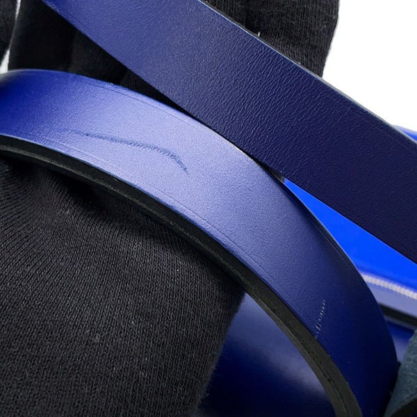 エルメス エールバッグジップPM ブルーエレクトリック/ブルーサフィール/シルバー金具 トワルアッシュ/ヴァッシュハンター Z刻印