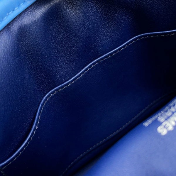エルメス ショルダーバッグ ベルリンヌ ミニ ブルーパラダイス/ブルーサフィール/シルバー金具 スイフト □R刻印 HERMES バッグ