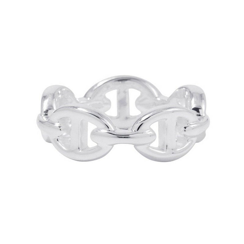 エルメス リング シェーヌダンクル アンシェネPM Enchainee SV925シルバー リングサイズ49 HERMES ジュエリー