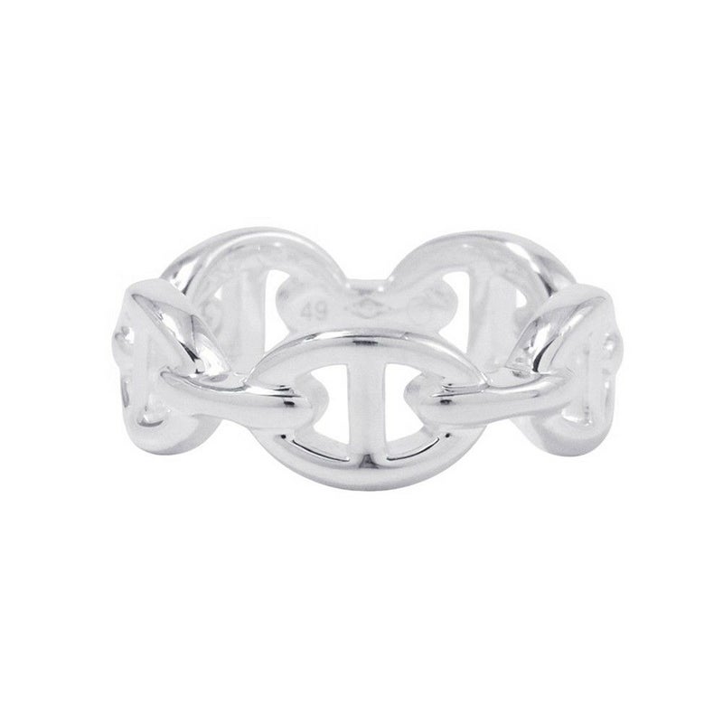 エルメス リング シェーヌダンクル アンシェネPM Enchainee SV925シルバー リングサイズ49 HERMES ジュエリー