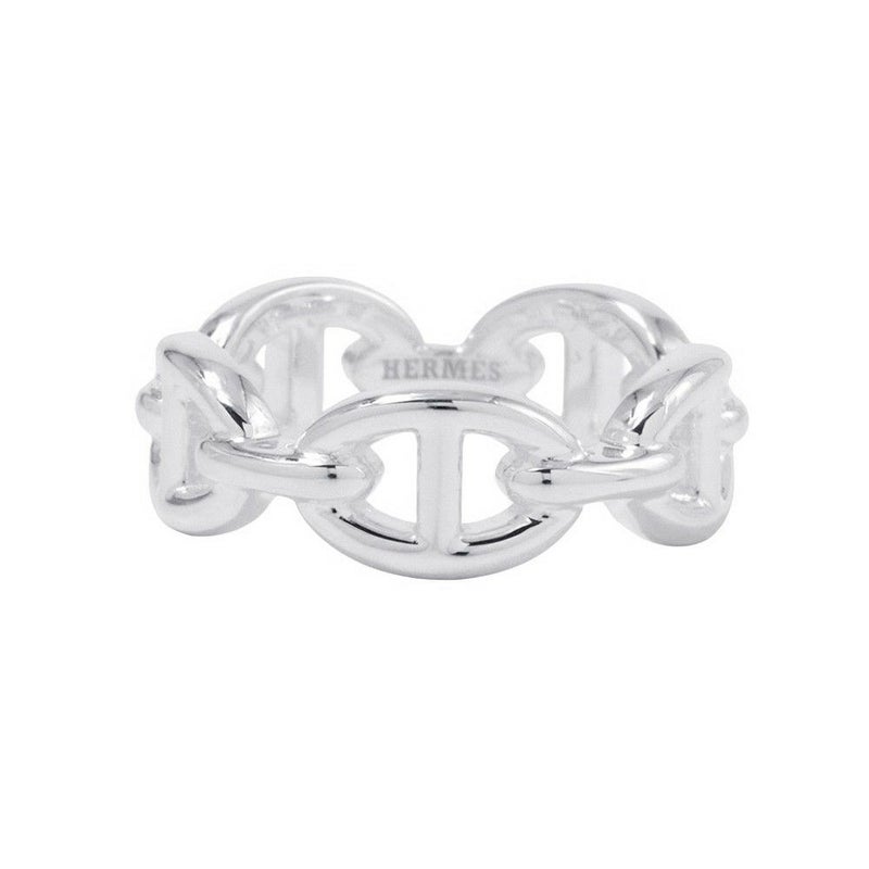 エルメス リング シェーヌダンクル アンシェネPM Enchainee SV925シルバー リングサイズ53 HERMES ジュエリー
