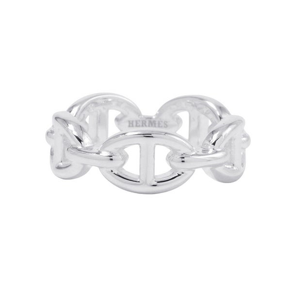 エルメス リング シェーヌダンクル アンシェネPM Enchainee SV925シルバー リングサイズ53 HERMES ジュエリー