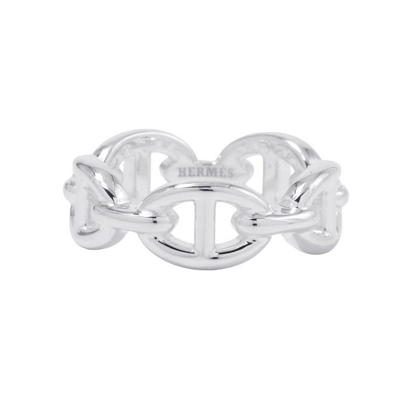 エルメス リング シェーヌダンクル アンシェネPM Enchainee SV925シルバー リングサイズ53 HERMES ジュエリー