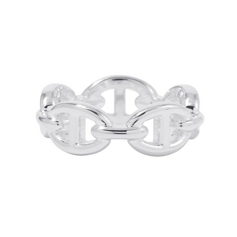 エルメス リング シェーヌダンクル アンシェネPM Enchainee SV925シルバー リングサイズ53 HERMES ジュエリー