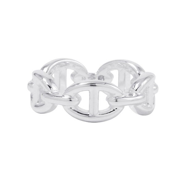 エルメス リング シェーヌダンクル アンシェネPM Enchainee SV925シルバー リングサイズ53 HERMES ジュエリー