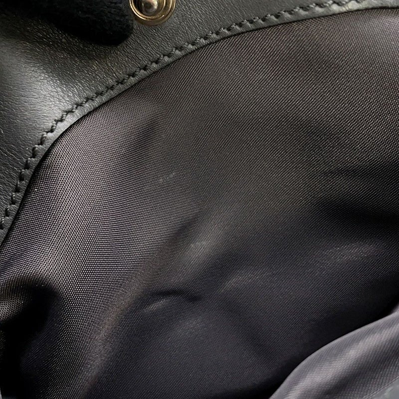 トッズ ハンドバッグ ミンクファー TOD'S 2wayショルダー 黒