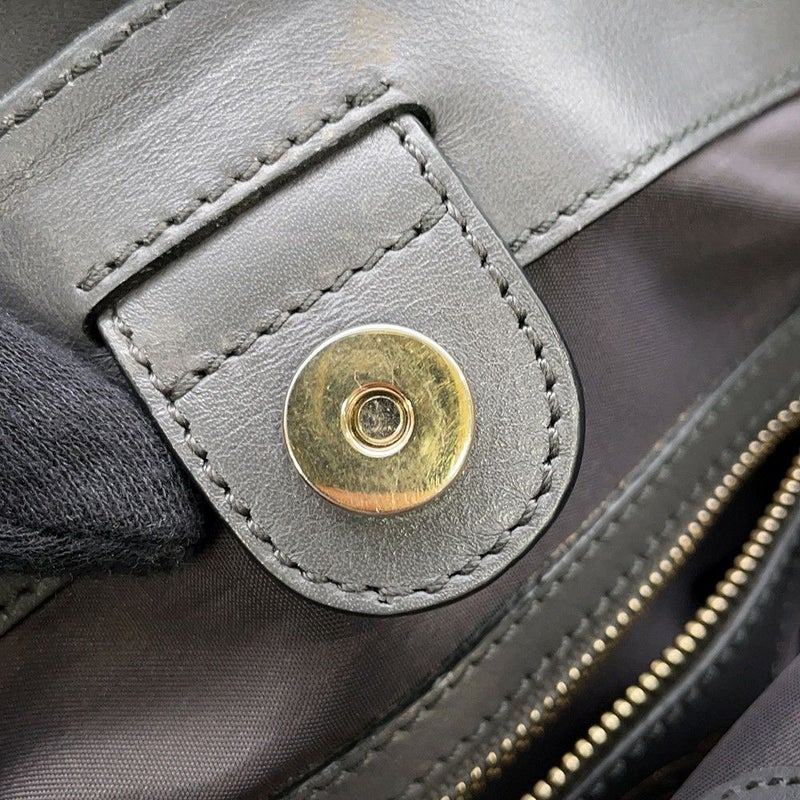 トッズ ハンドバッグ ミンクファー TOD'S 2wayショルダー 黒