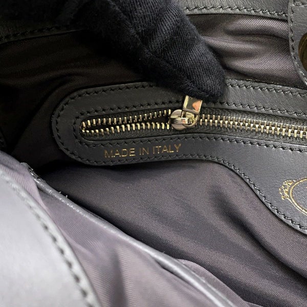 トッズ ハンドバッグ ミンクファー TOD'S 2wayショルダー 黒