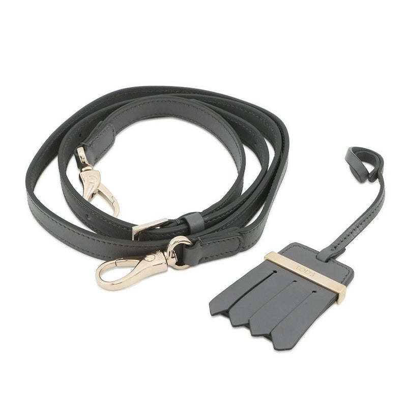 トッズ ハンドバッグ ミンクファー TOD'S 2wayショルダー 黒