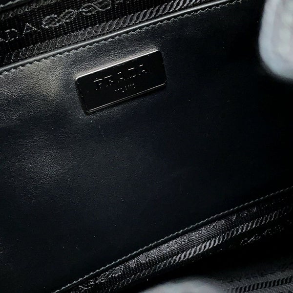 プラダ リュック レオパード Re-Nylon ナイロン 1BZ811 PRADA バッグ 黒