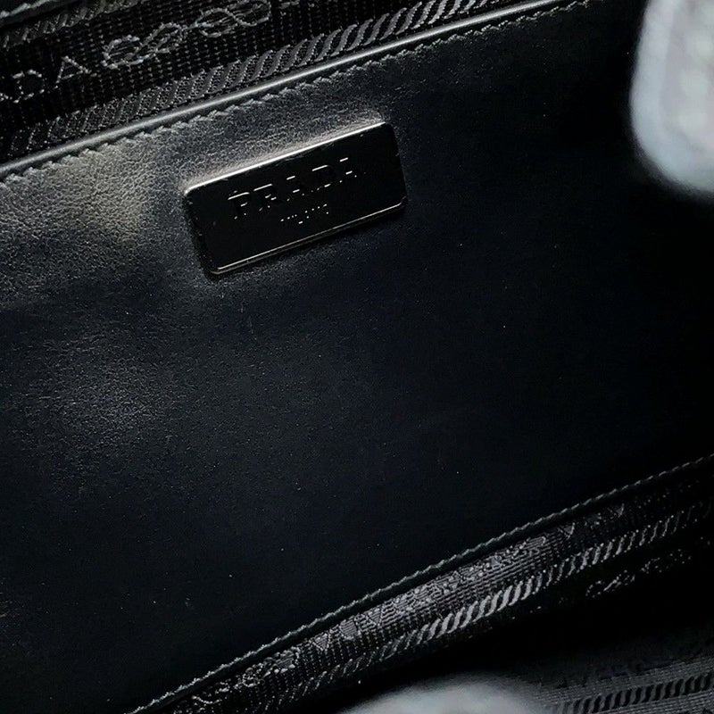 プラダ リュック レオパード Re-Nylon ナイロン 1BZ811 PRADA バッグ 黒