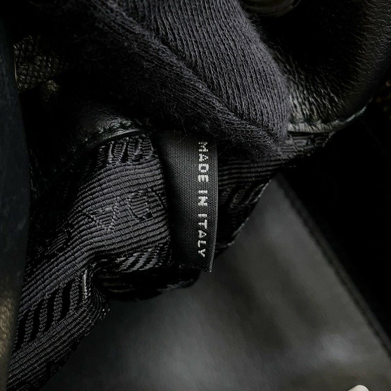 プラダ リュック レオパード Re-Nylon ナイロン 1BZ811 PRADA バッグ 黒