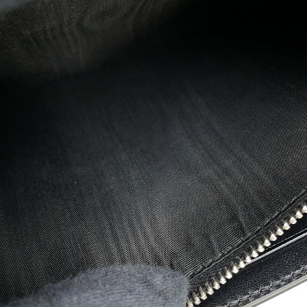 サンローランパリ チェーンウォレット クロコ型押しレザー 377829 SAINT LAURENT PARIS 財布 黒