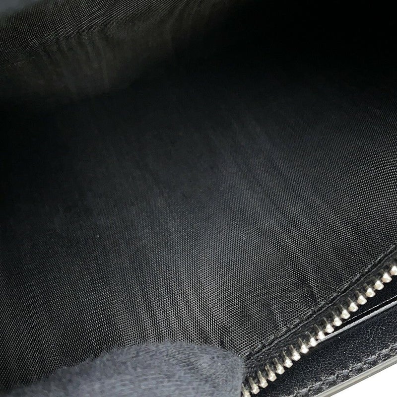 サンローランパリ チェーンウォレット クロコ型押しレザー 377829 SAINT LAURENT PARIS 財布 黒